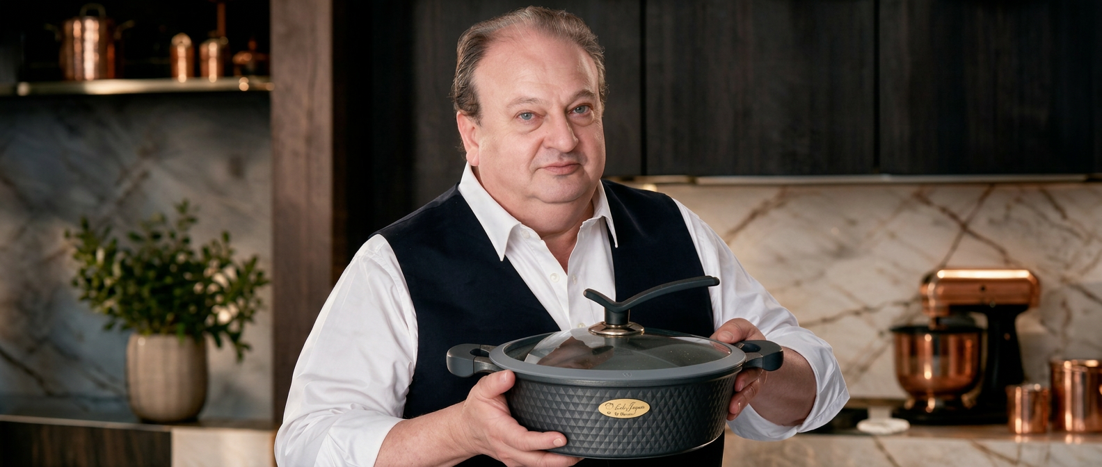 Erick Jacquin com linha Atlantic MONCOC em cozinha italiana