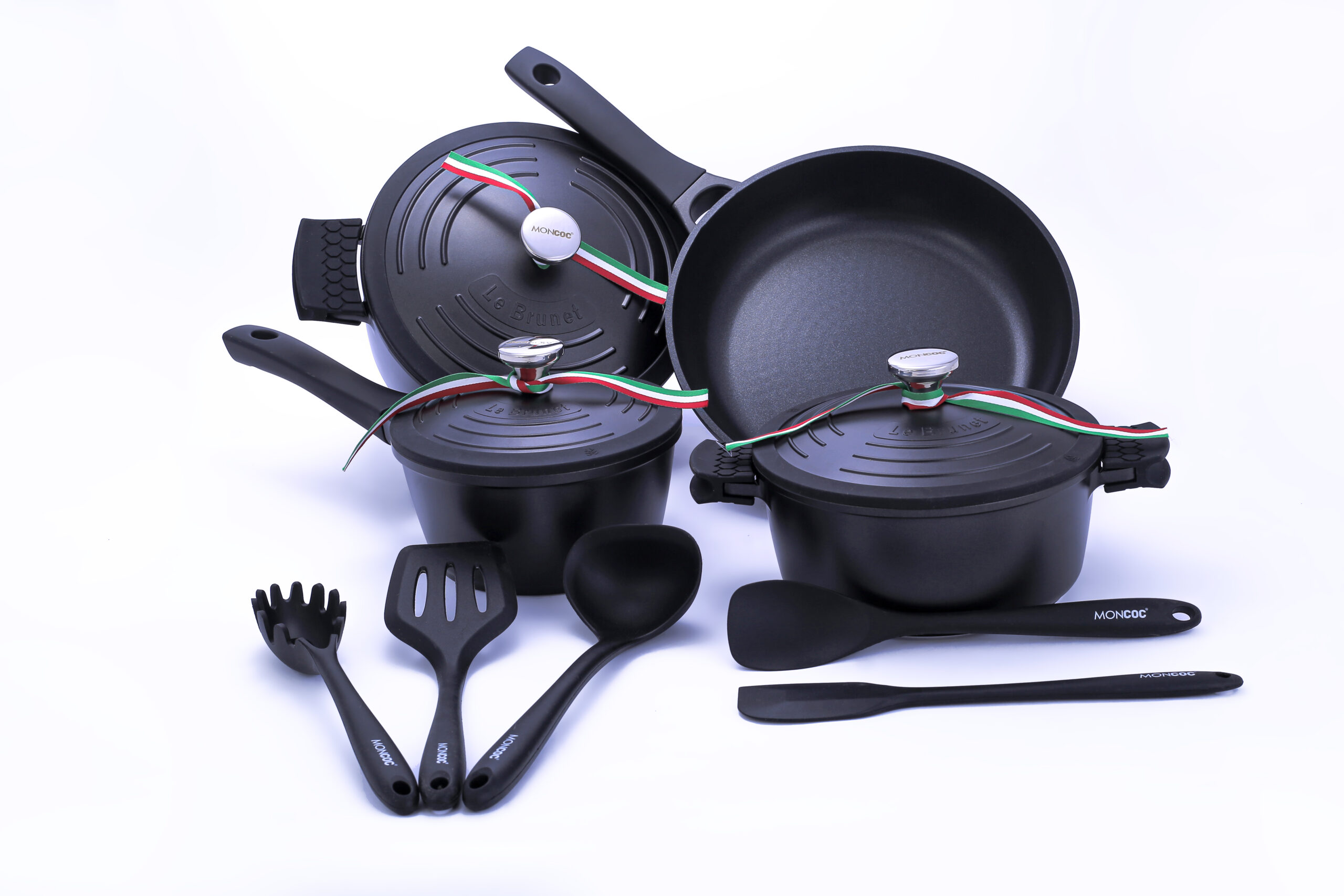 Jogo de Panelas - Le Brunet - Preto