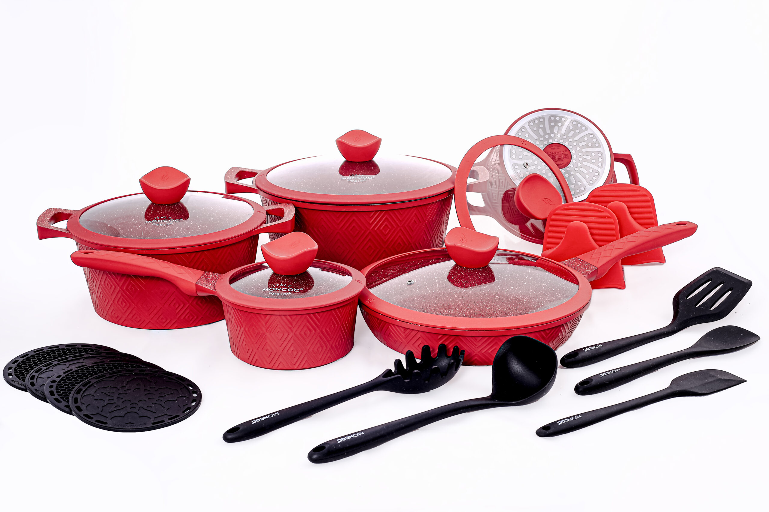 Jogo de Panelas - San Paolo - Vermelha