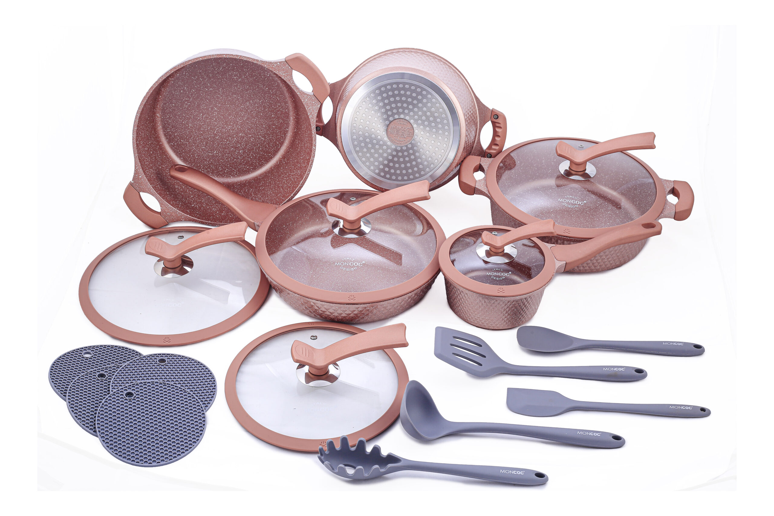 Jogo de Panelas - Arezzo - Rosê