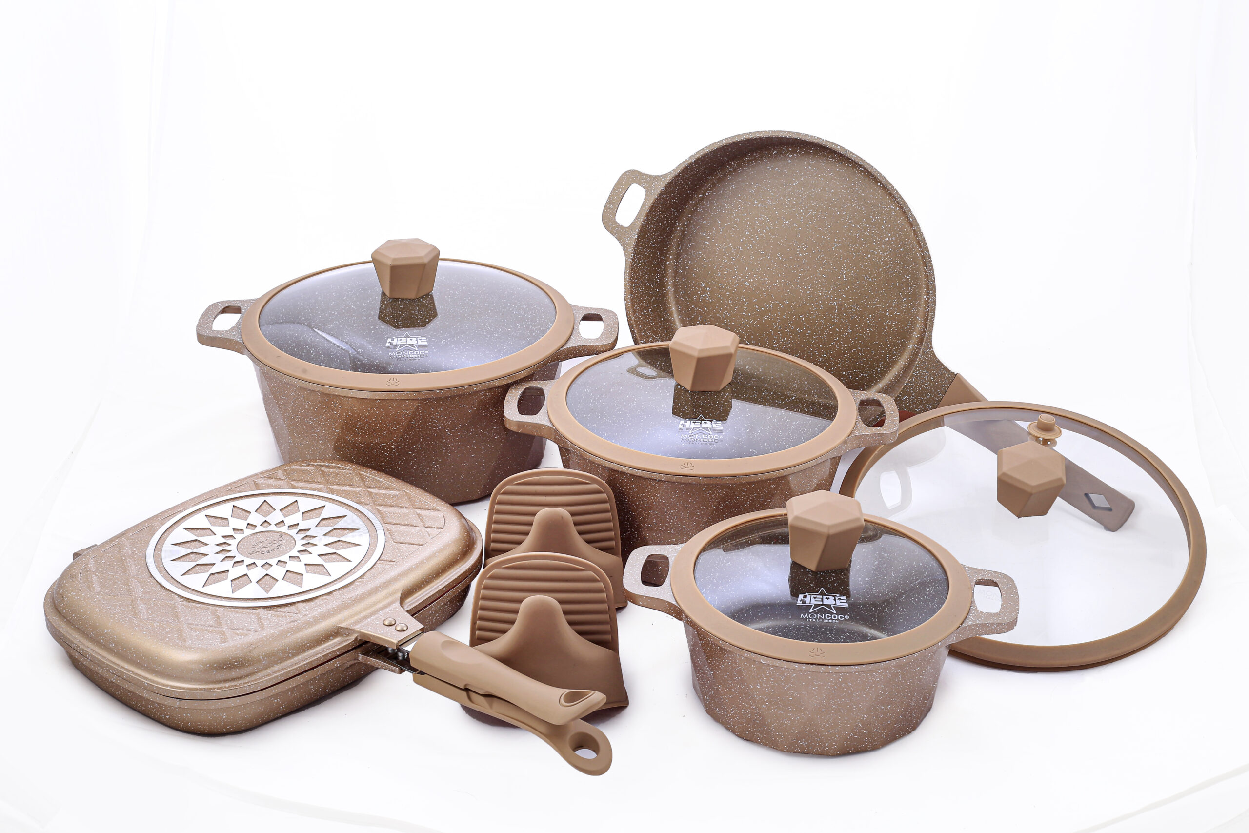 Jogo de Panelas - Ferrara - Dourado