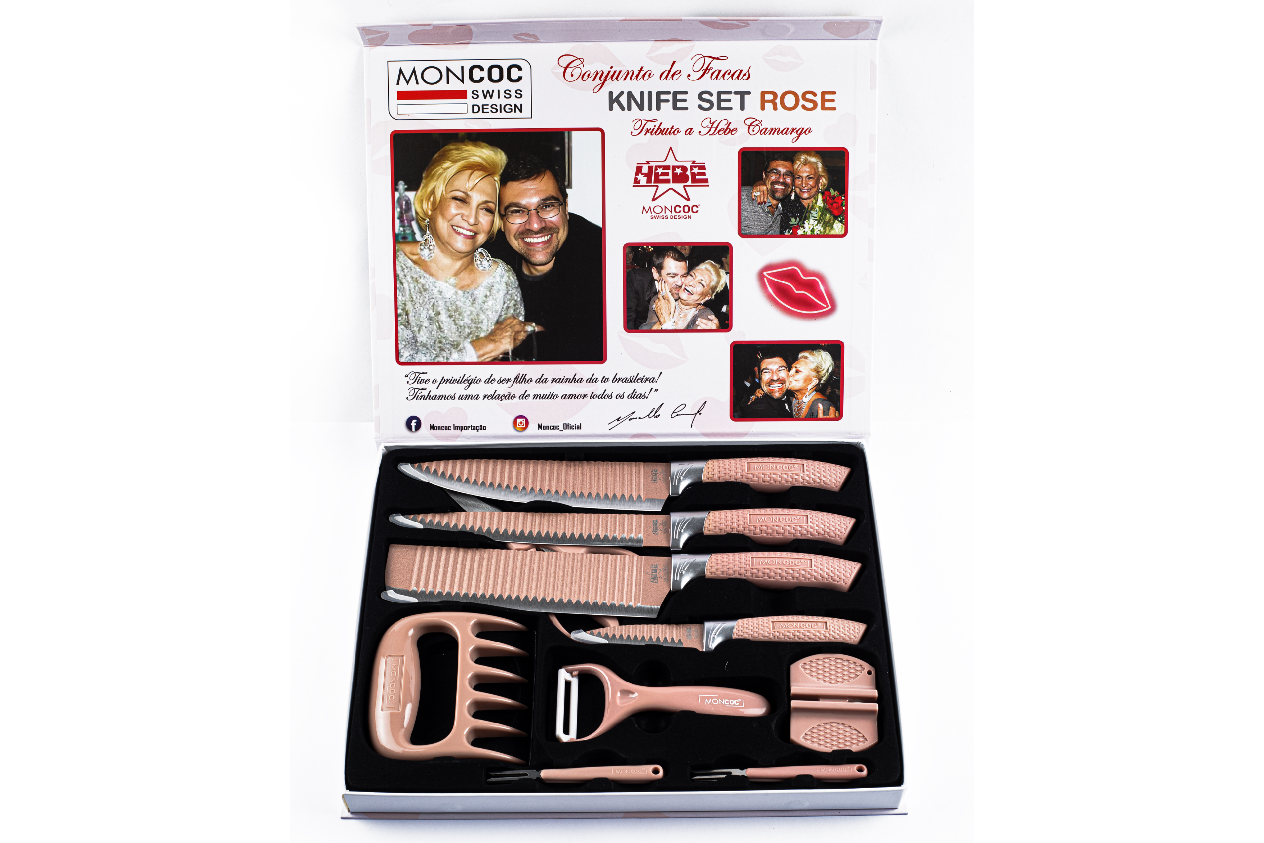 Facas 12 Peças - Hebe Camargo - Rose