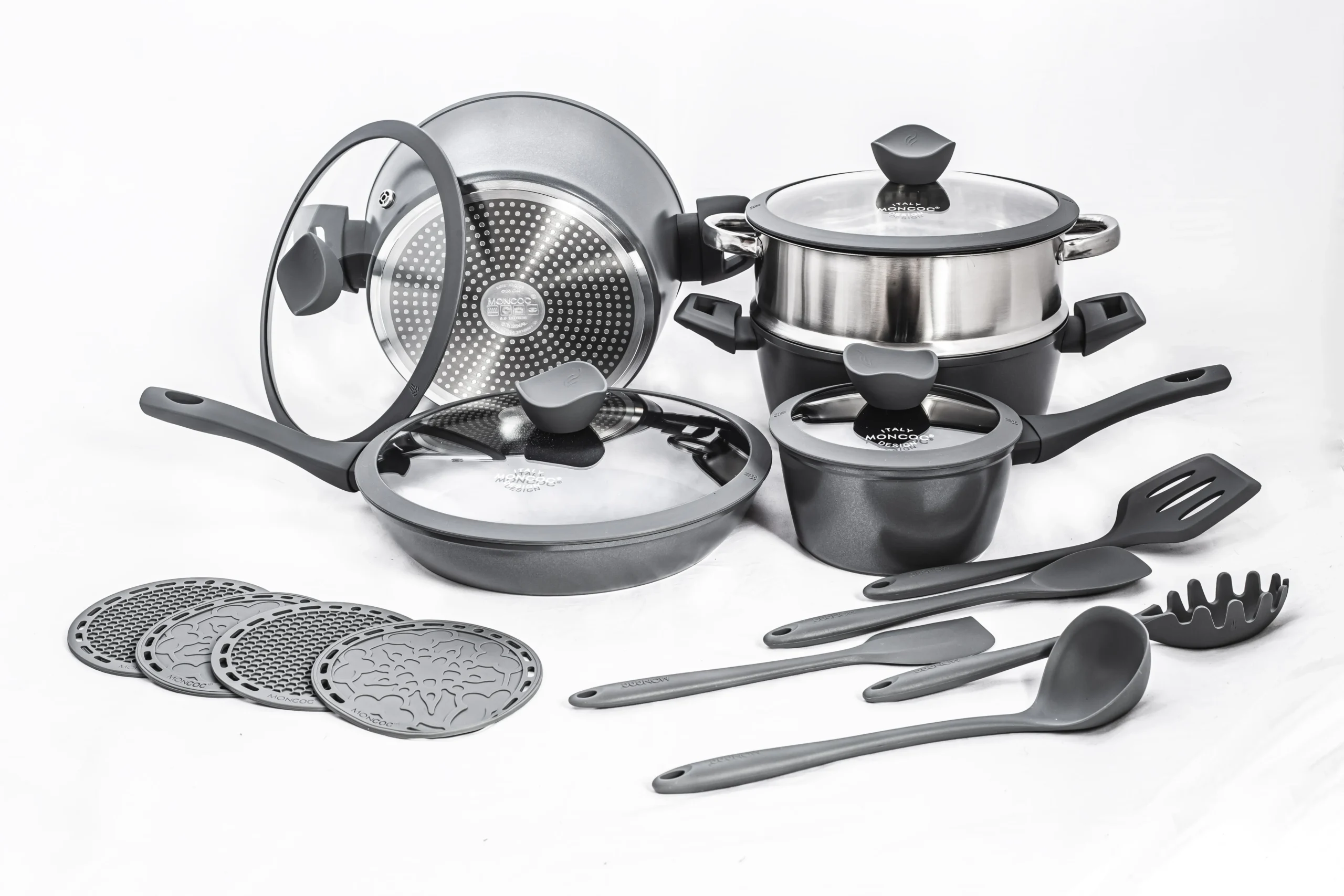 Jogo de Panelas - Drumond - Cinza