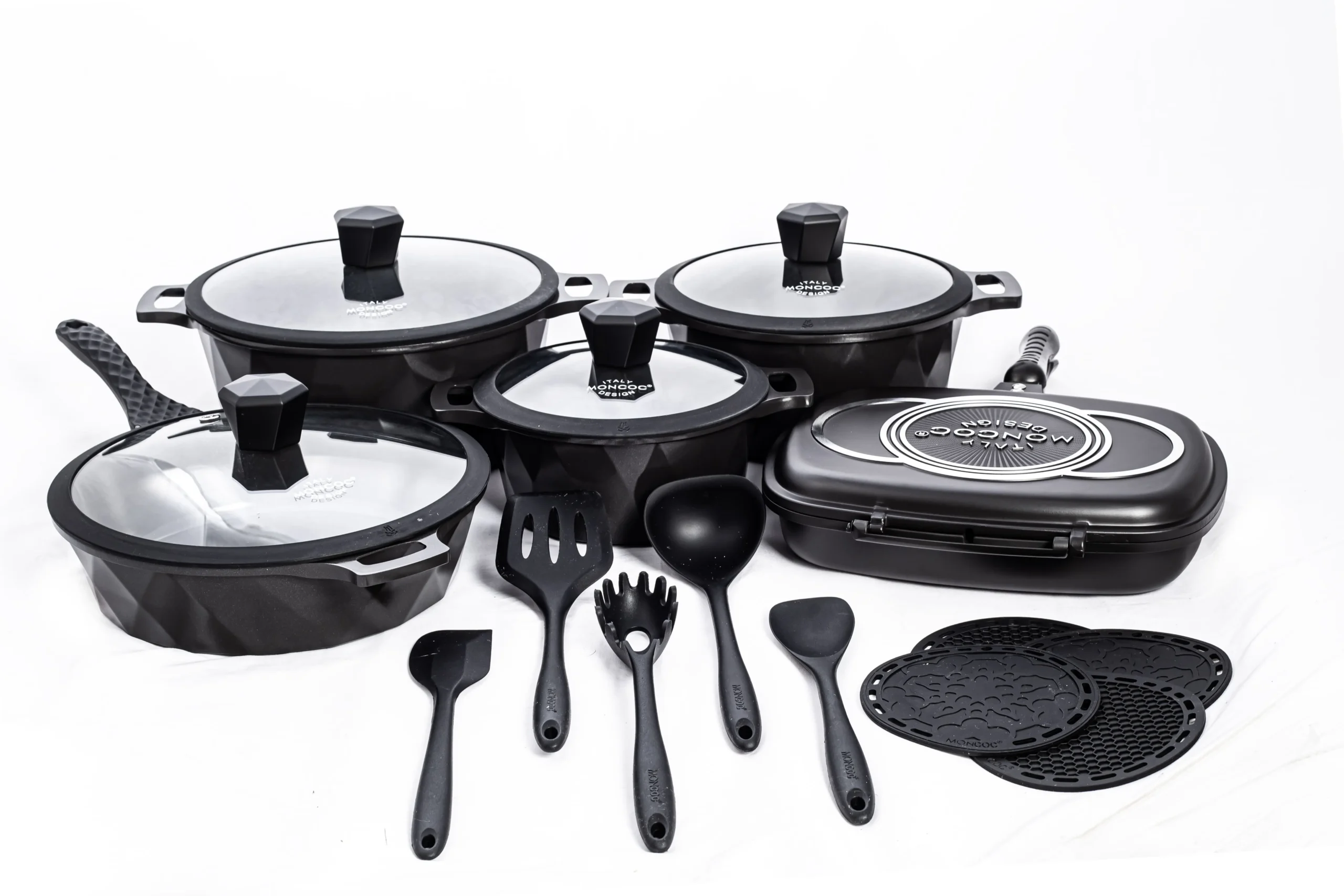 Jogo de Panelas - Ferrara- Preta