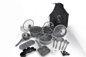 Jogo de Panelas 33 pcs - Arezzo - Cinza Elegante